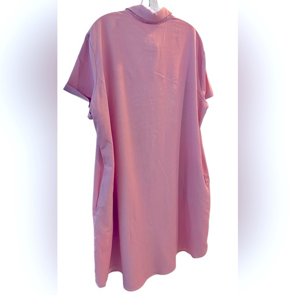 NWT Women's Casual Summer Button Down Shirt Dress Collar - Picture 7 of 7